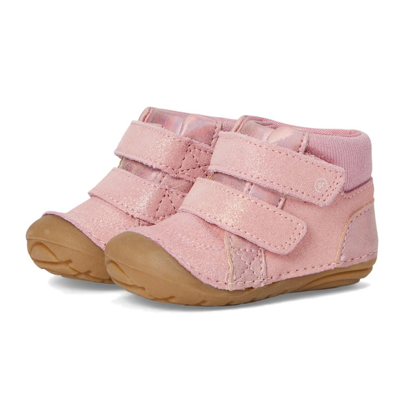 Stride Rite Girl SM Martin Blush Shimmer Bootie Size 6 Toddler Shoe Pink NIB - Picture 1 of 11